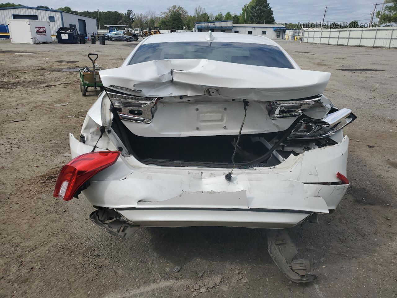 2020 Honda Accord Exl White vin: 1HGCV1F50LA076129