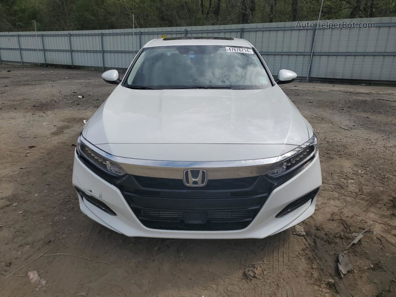 2020 Honda Accord Exl White vin: 1HGCV1F50LA076129