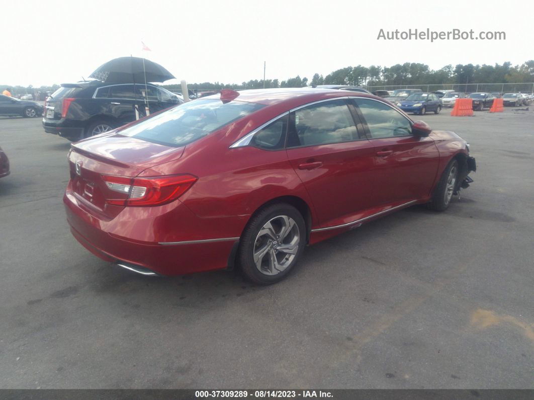 2019 Honda Accord Sedan Ex-l 1.5t Red vin: 1HGCV1F51KA093536