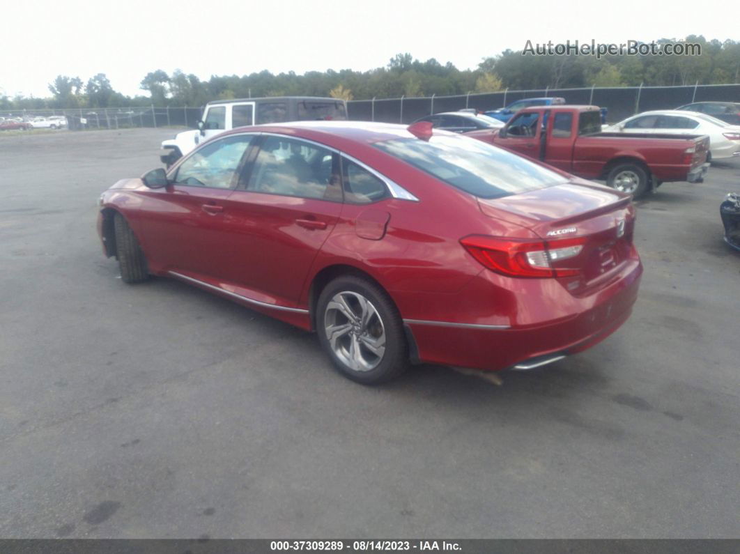 2019 Honda Accord Sedan Ex-l 1.5t Red vin: 1HGCV1F51KA093536