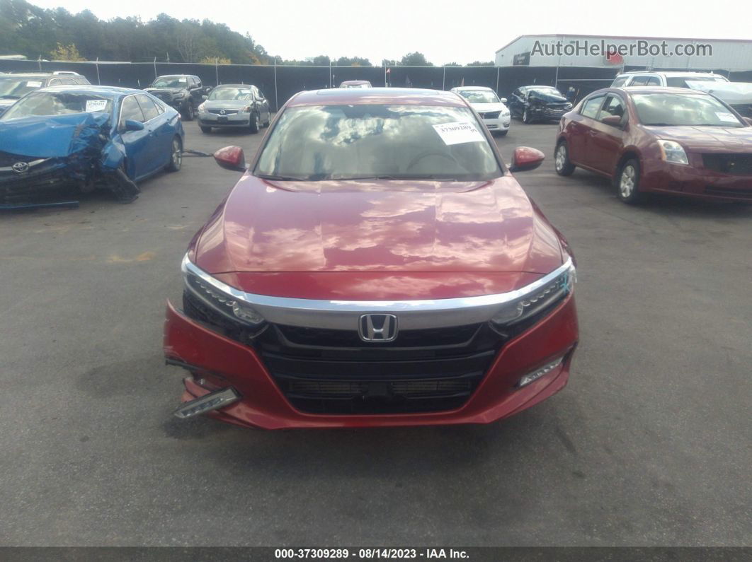 2019 Honda Accord Sedan Ex-l 1.5t Red vin: 1HGCV1F51KA093536