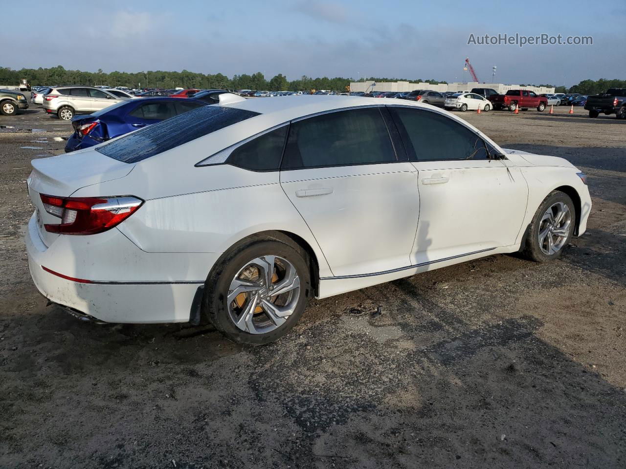 2019 Honda Accord Exl Белый vin: 1HGCV1F51KA149720