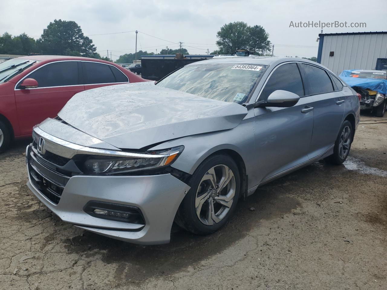 2018 Honda Accord Exl Серебряный vin: 1HGCV1F52JA086738