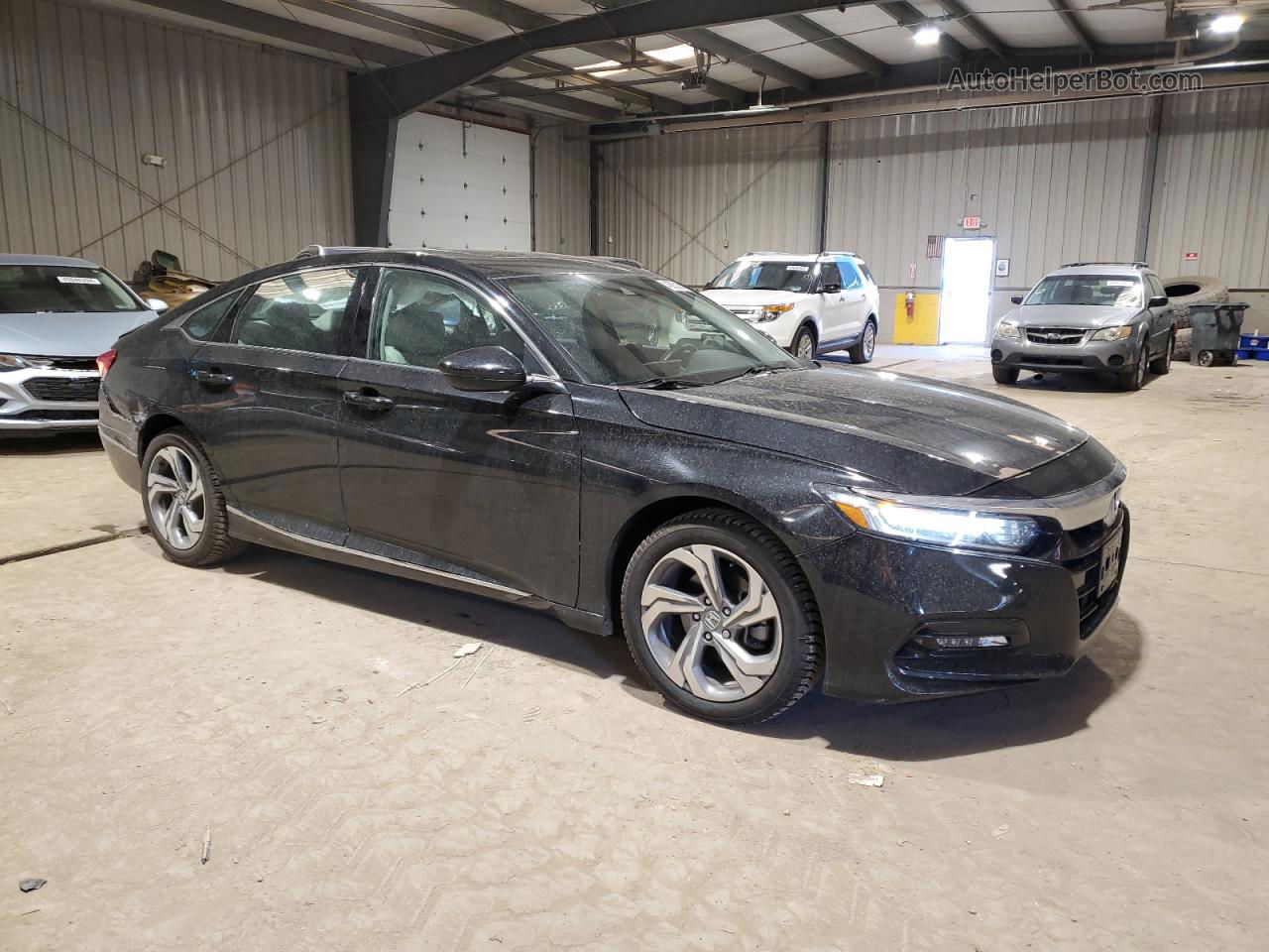 2018 Honda Accord Exl Black vin: 1HGCV1F52JA219806