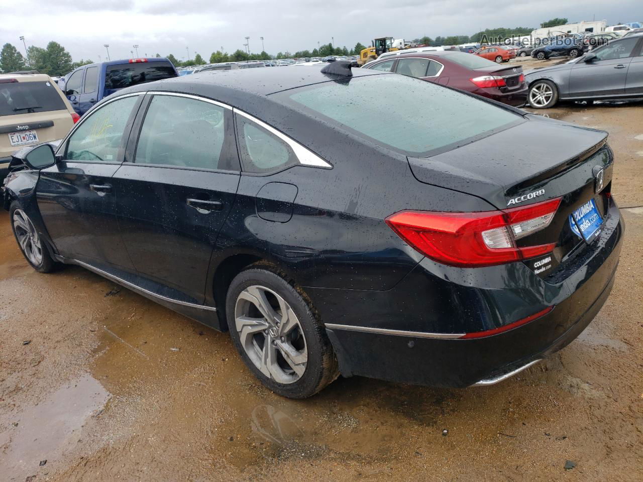 2019 Honda Accord Exl Black vin: 1HGCV1F52KA104124