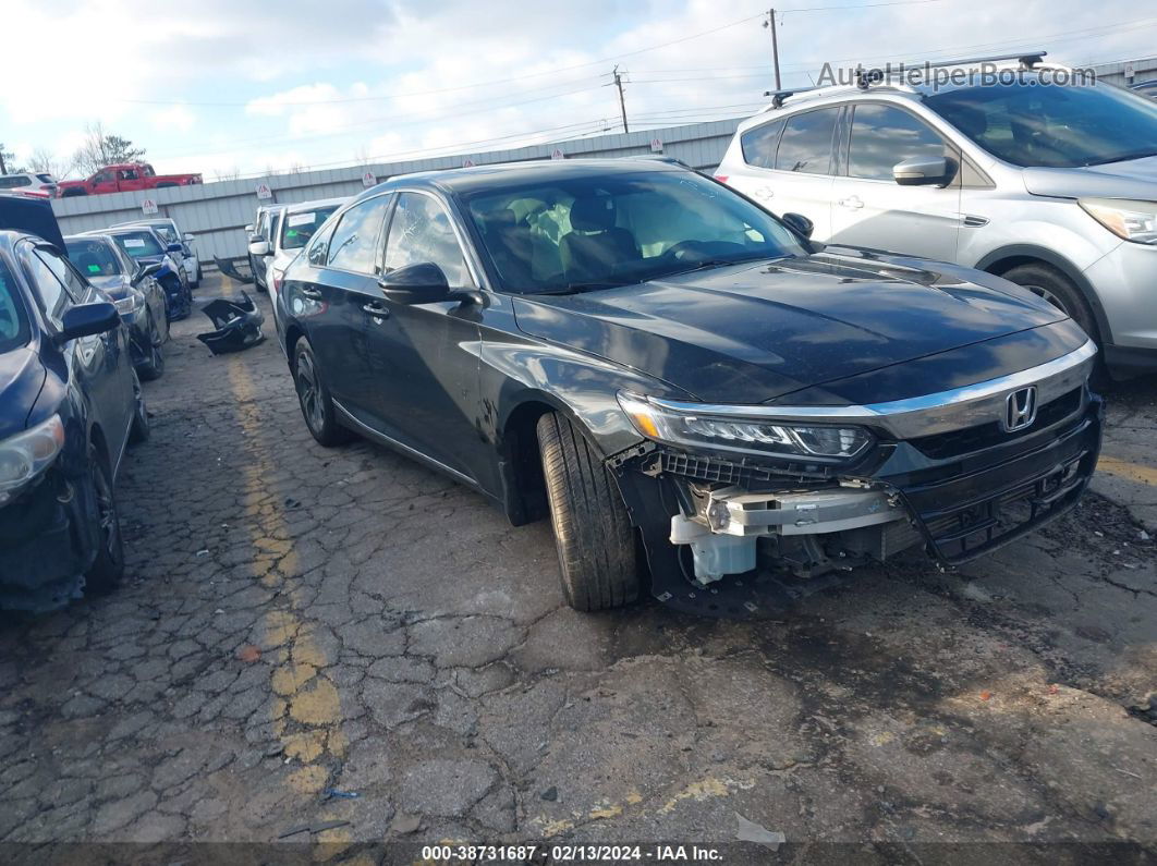 2020 Honda Accord Ex-l Black vin: 1HGCV1F52LA077072