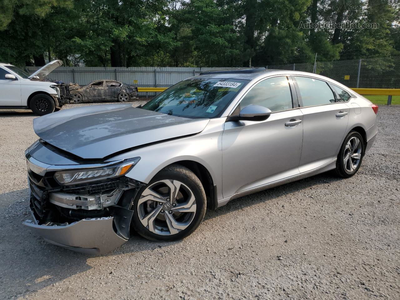 2020 Honda Accord Exl Silver vin: 1HGCV1F52LA098696