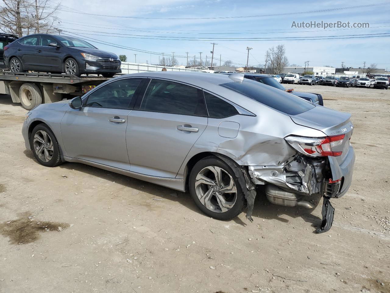 2018 Honda Accord Exl Silver vin: 1HGCV1F53JA090037