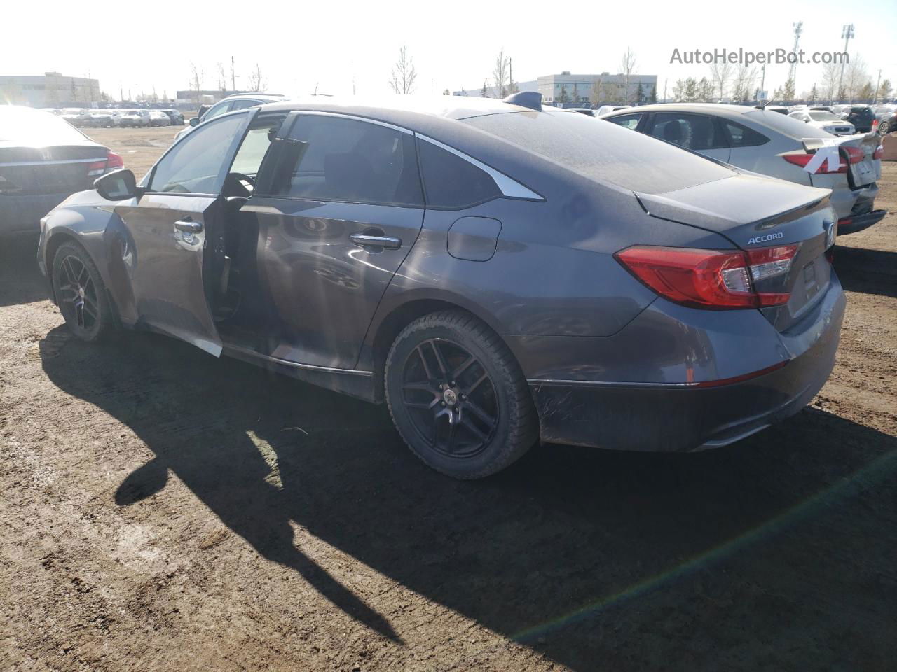 2018 Honda Accord Exl Gray vin: 1HGCV1F53JA808900