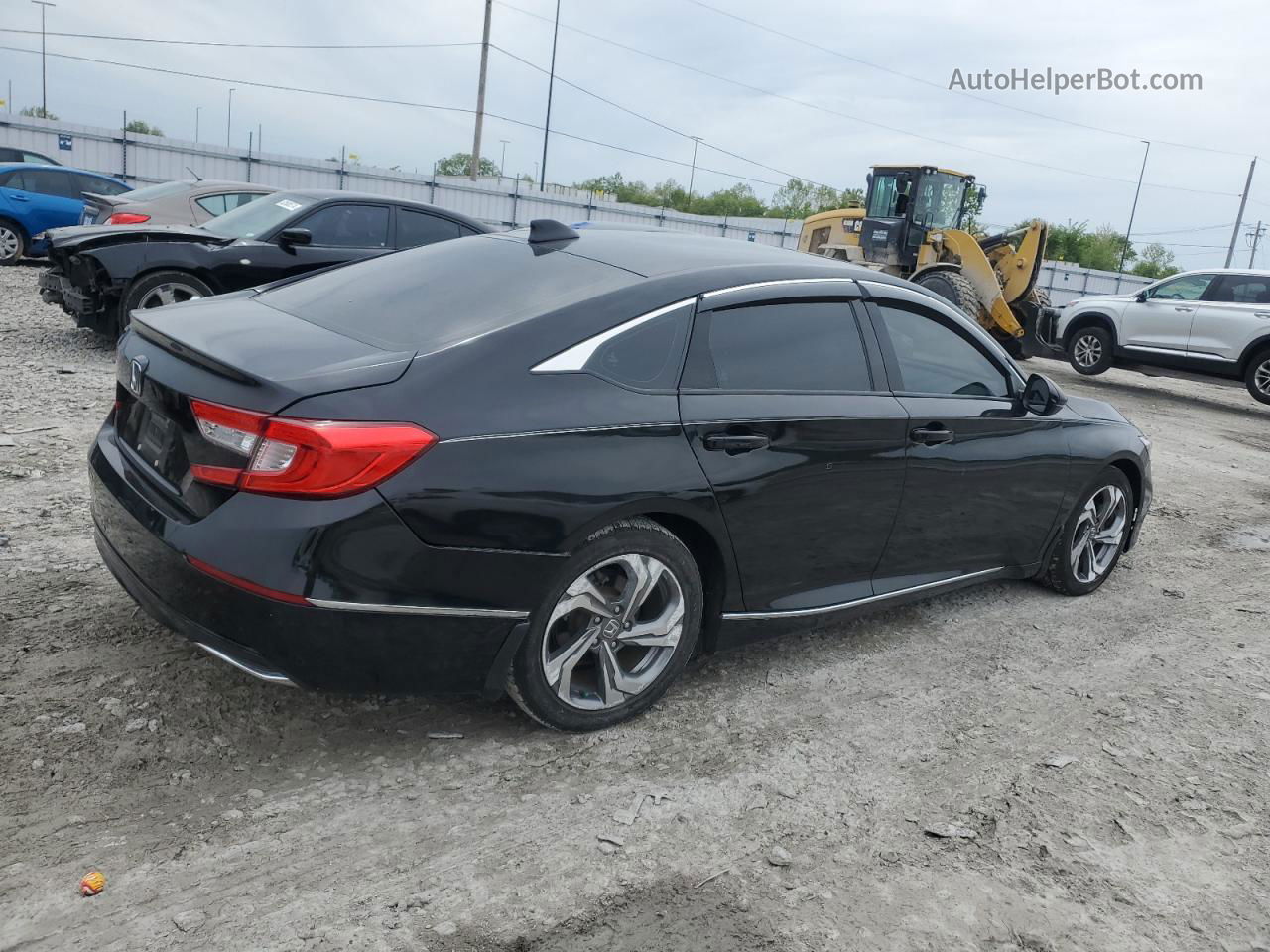 2019 Honda Accord Exl Black vin: 1HGCV1F53KA145863