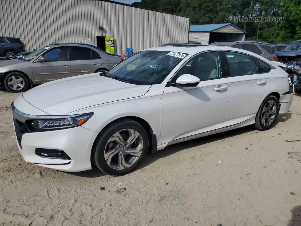 2020 Honda Accord Exl White vin: 1HGCV1F53LA079946