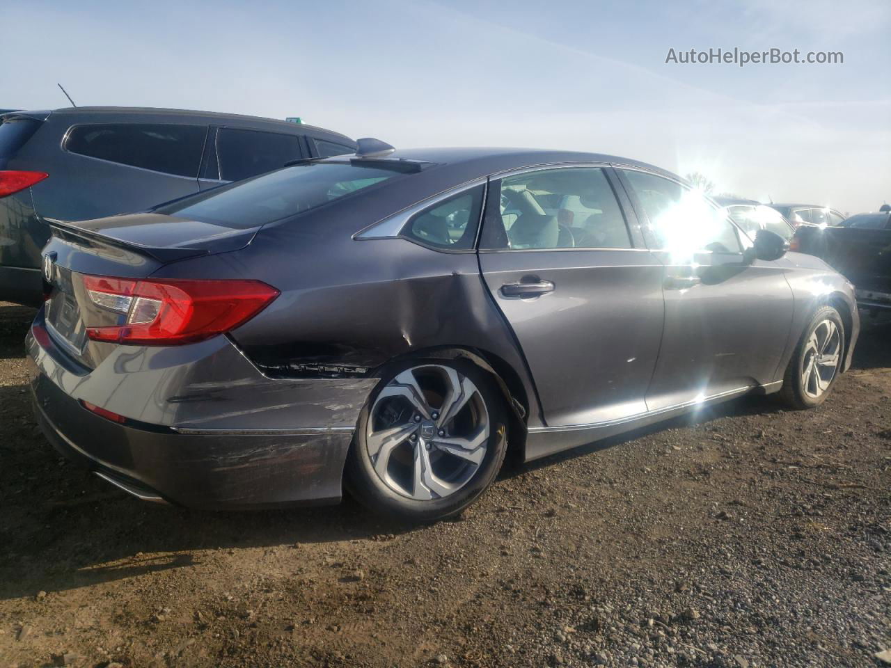 2018 Honda Accord Exl Gray vin: 1HGCV1F54JA062411