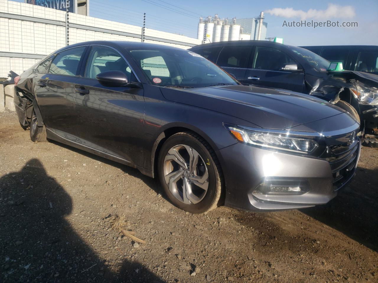 2018 Honda Accord Exl Gray vin: 1HGCV1F54JA062411