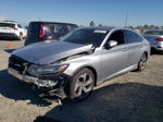 2018 Honda Accord Exl Silver vin: 1HGCV1F54JA090662