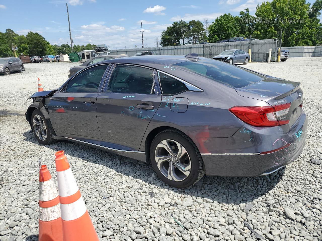 2018 Honda Accord Exl Charcoal vin: 1HGCV1F54JA231987