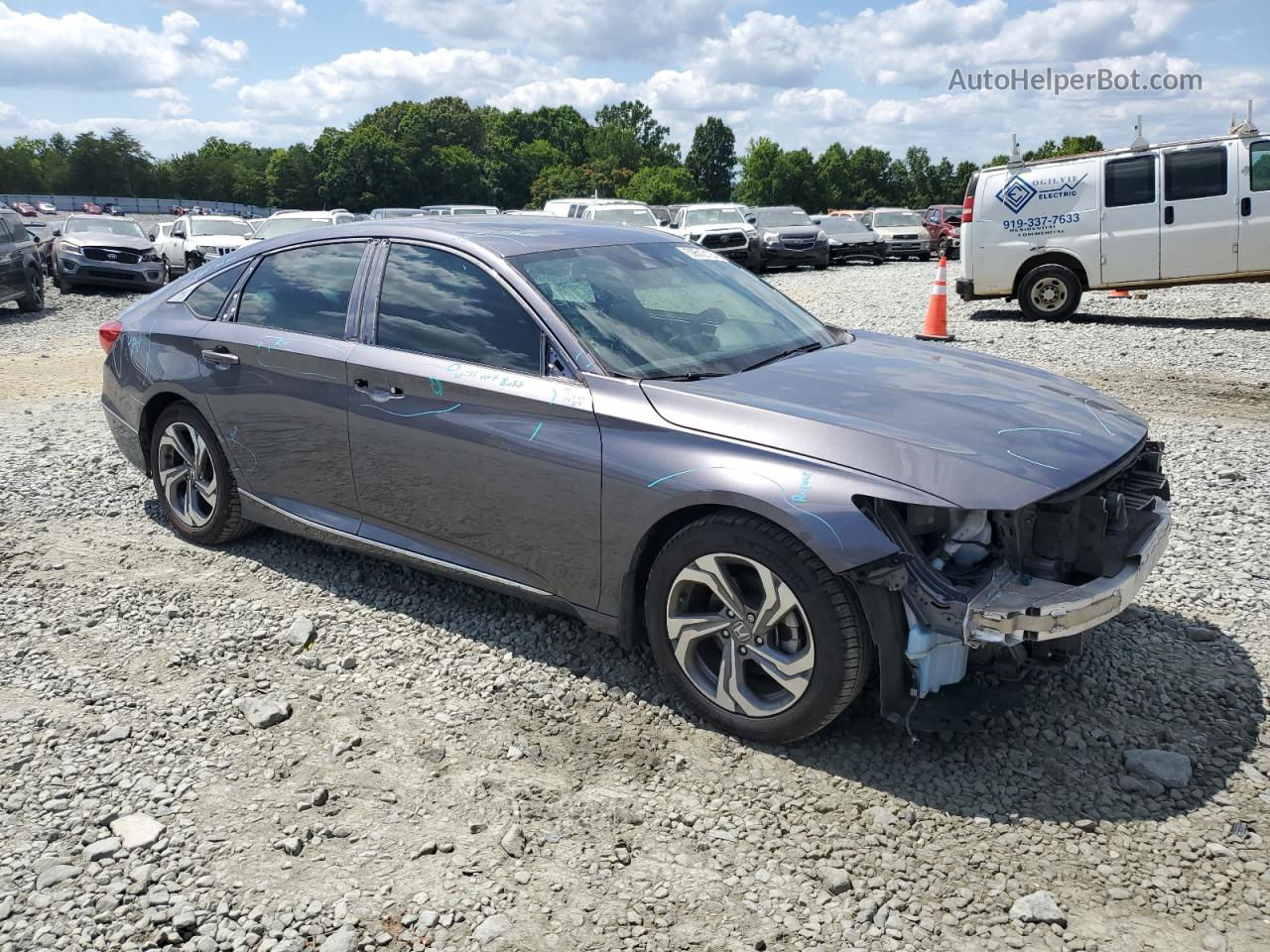 2018 Honda Accord Exl Угольный vin: 1HGCV1F54JA231987