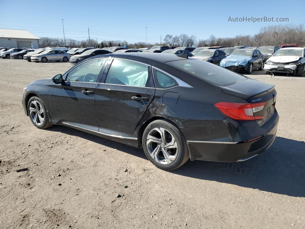 2019 Honda Accord Exl Угольный vin: 1HGCV1F54KA066766