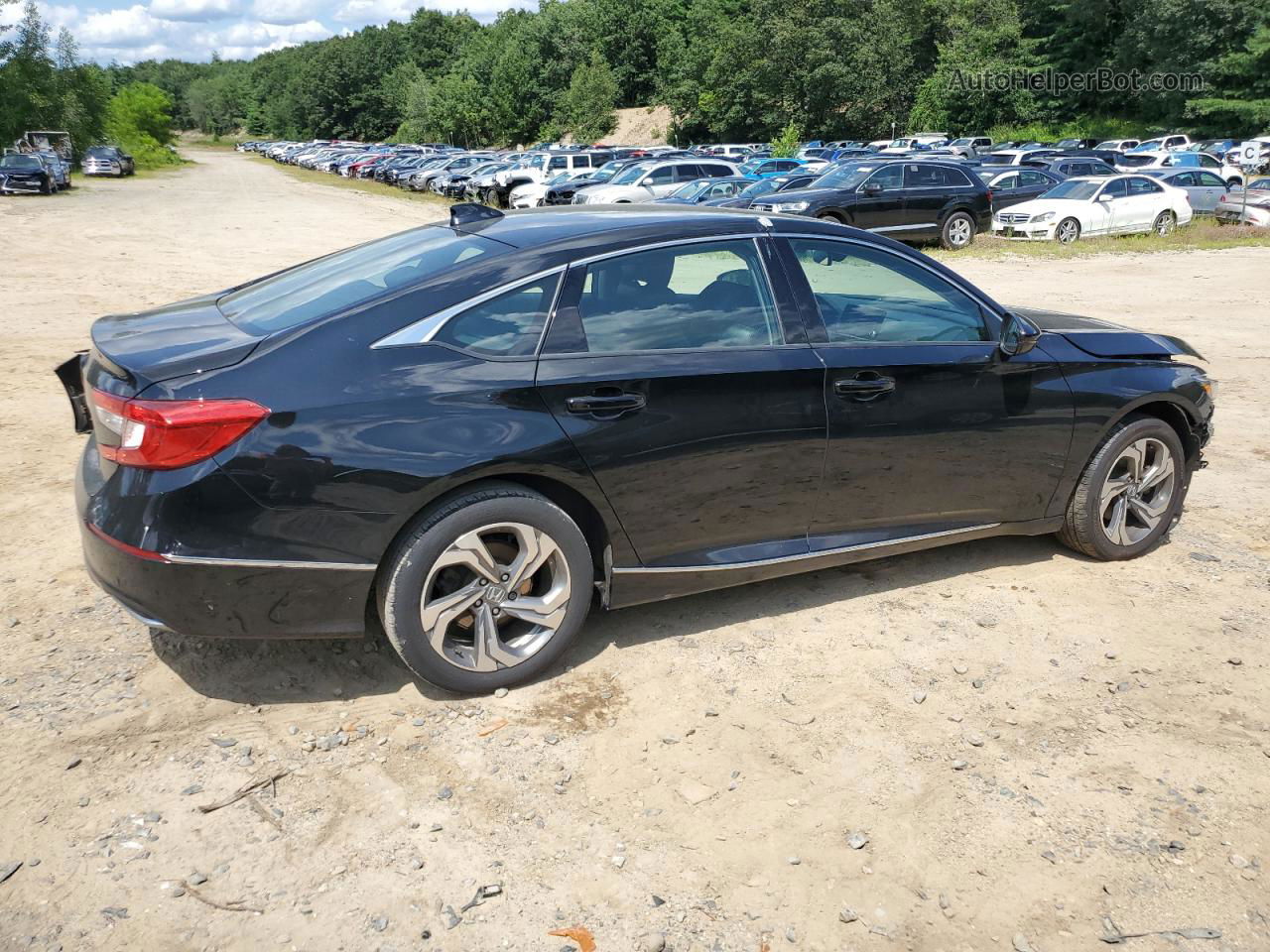 2019 Honda Accord Exl Black vin: 1HGCV1F54KA145838