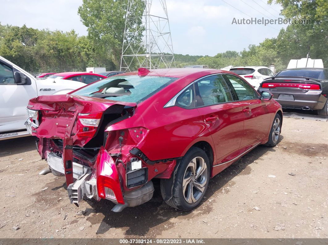 2018 Honda Accord Sedan Ex-l 1.5t Red vin: 1HGCV1F55JA183111