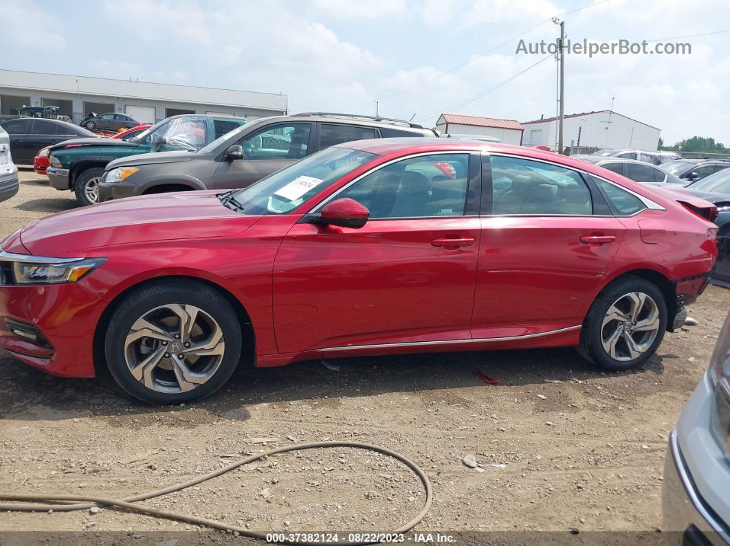 2018 Honda Accord Sedan Ex-l 1.5t Red vin: 1HGCV1F55JA183111