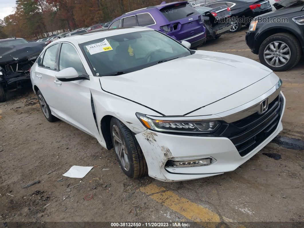 2019 Honda Accord Ex-l White vin: 1HGCV1F55KA050625