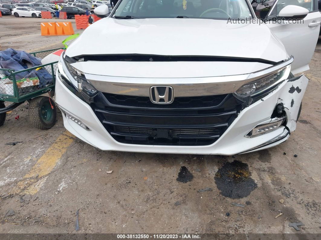 2019 Honda Accord Ex-l White vin: 1HGCV1F55KA050625