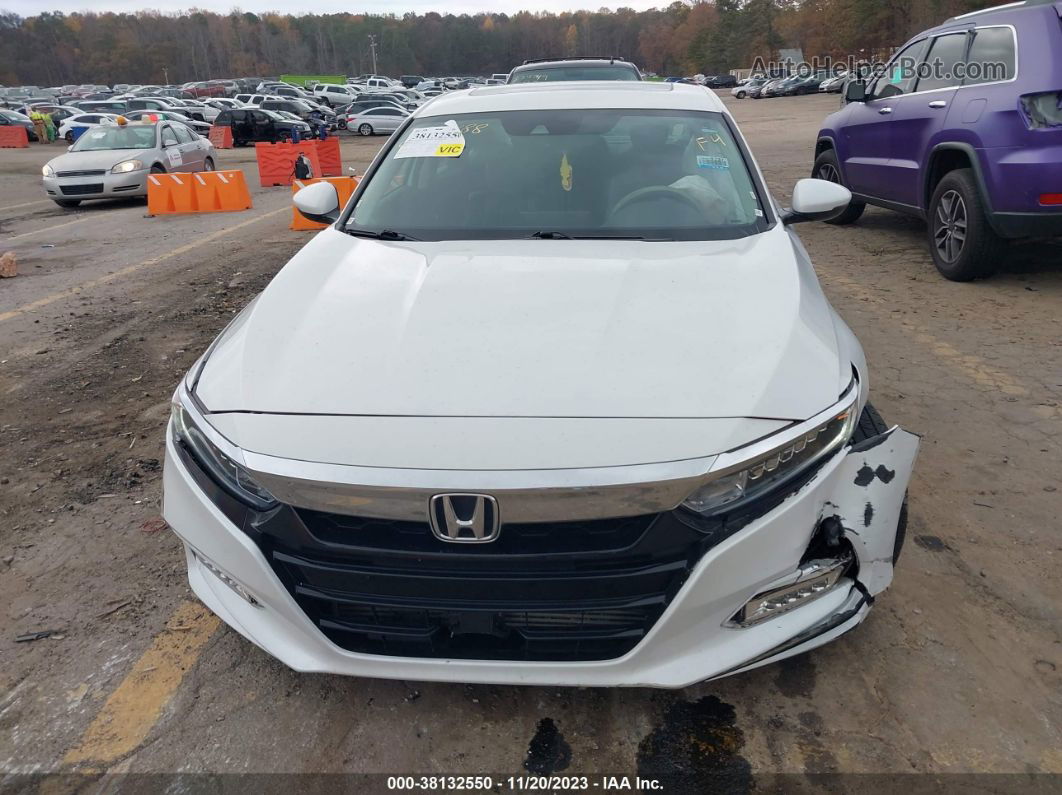 2019 Honda Accord Ex-l White vin: 1HGCV1F55KA050625