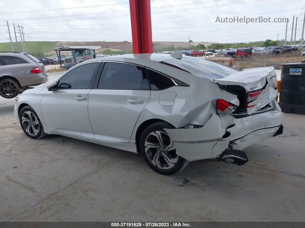 2019 Honda Accord Sedan Ex-l 1.5t White vin: 1HGCV1F55KA073208