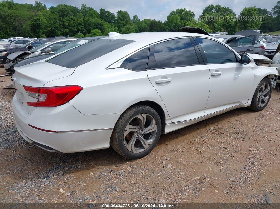 2018 Honda Accord Ex-l White vin: 1HGCV1F56JA084202