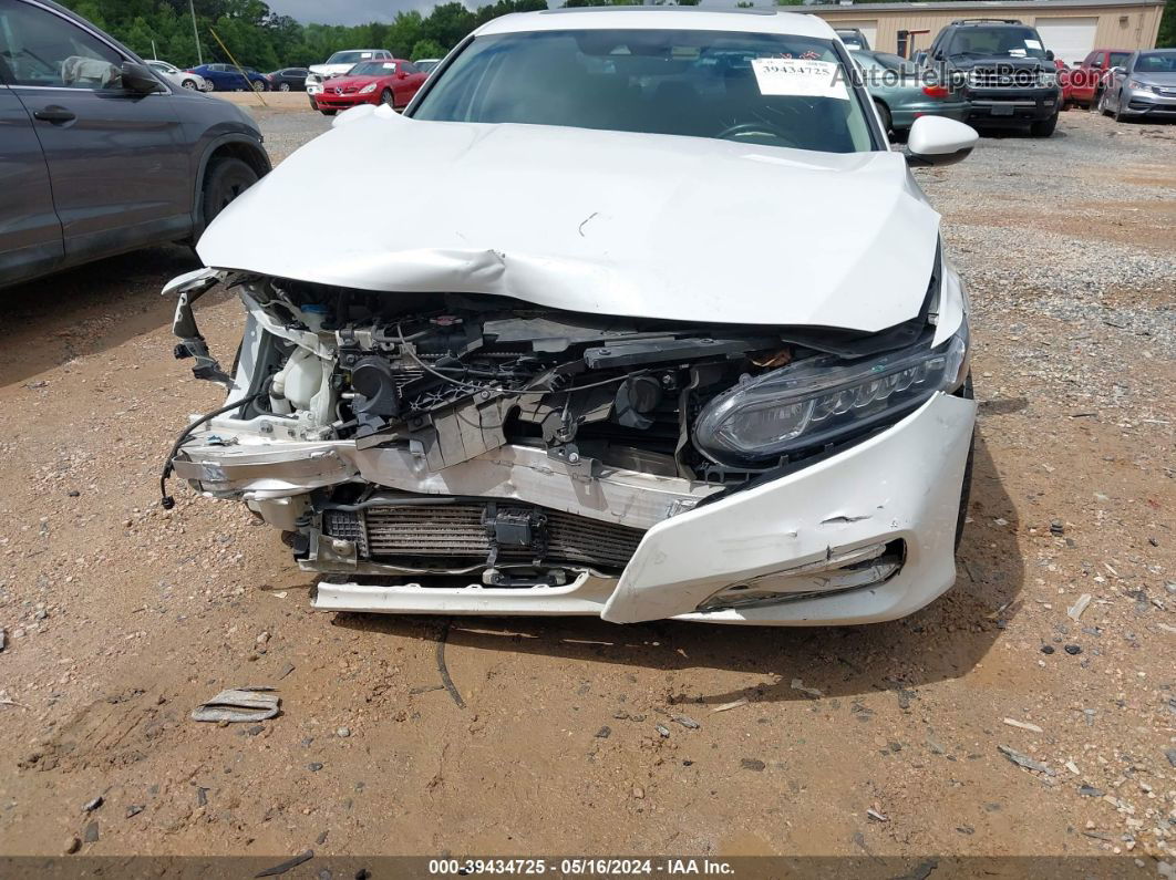 2018 Honda Accord Ex-l White vin: 1HGCV1F56JA084202