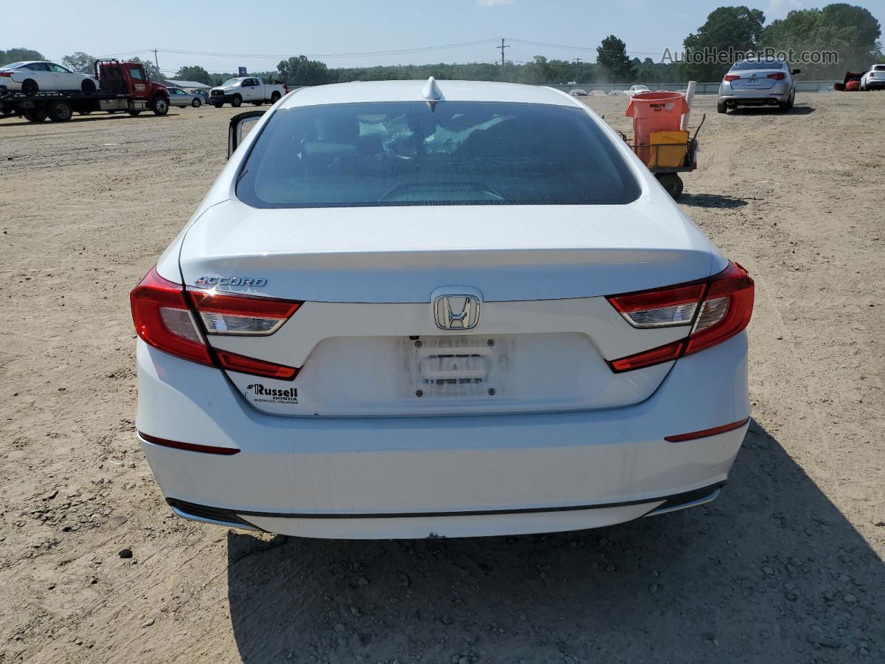 2018 Honda Accord Exl White vin: 1HGCV1F56JA202040