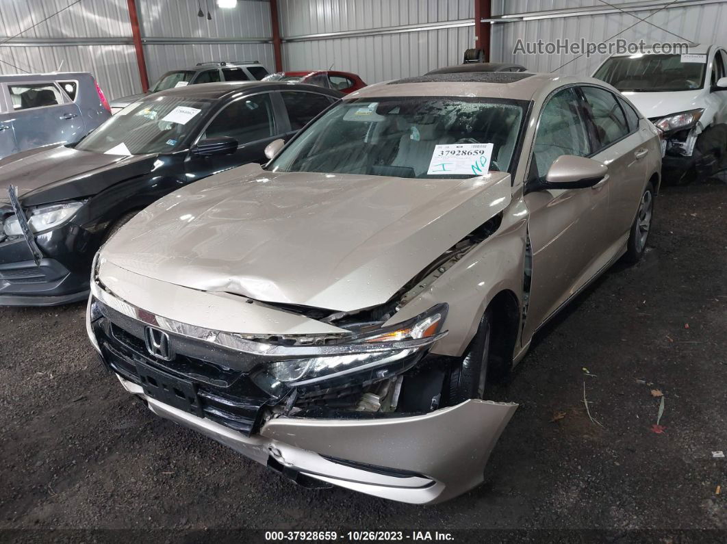 2019 Honda Accord Ex-l Beige vin: 1HGCV1F56KA038340