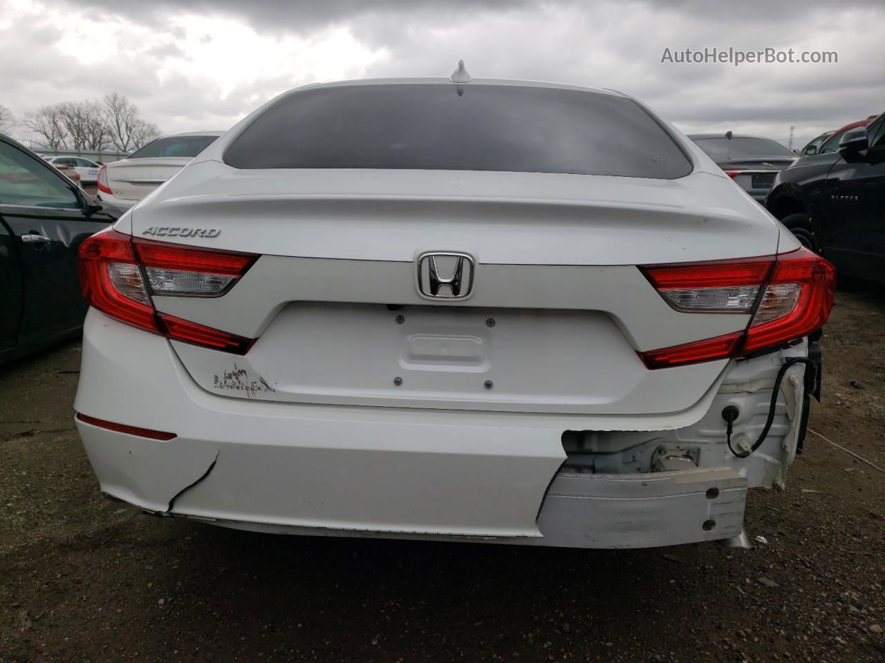 2020 Honda Accord Exl White vin: 1HGCV1F56LA132459