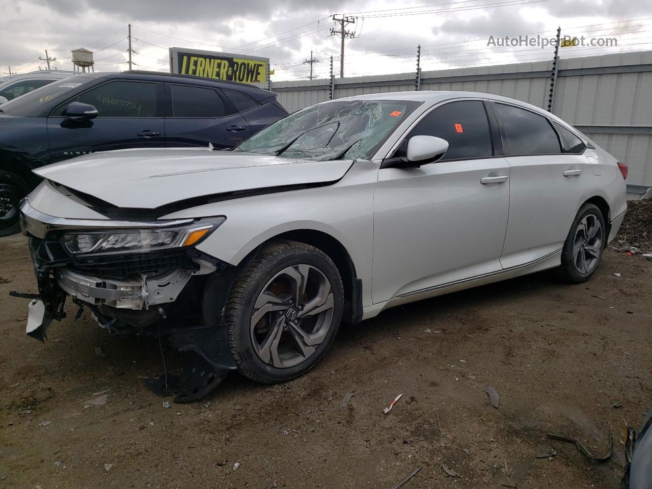 2020 Honda Accord Exl White vin: 1HGCV1F56LA132459