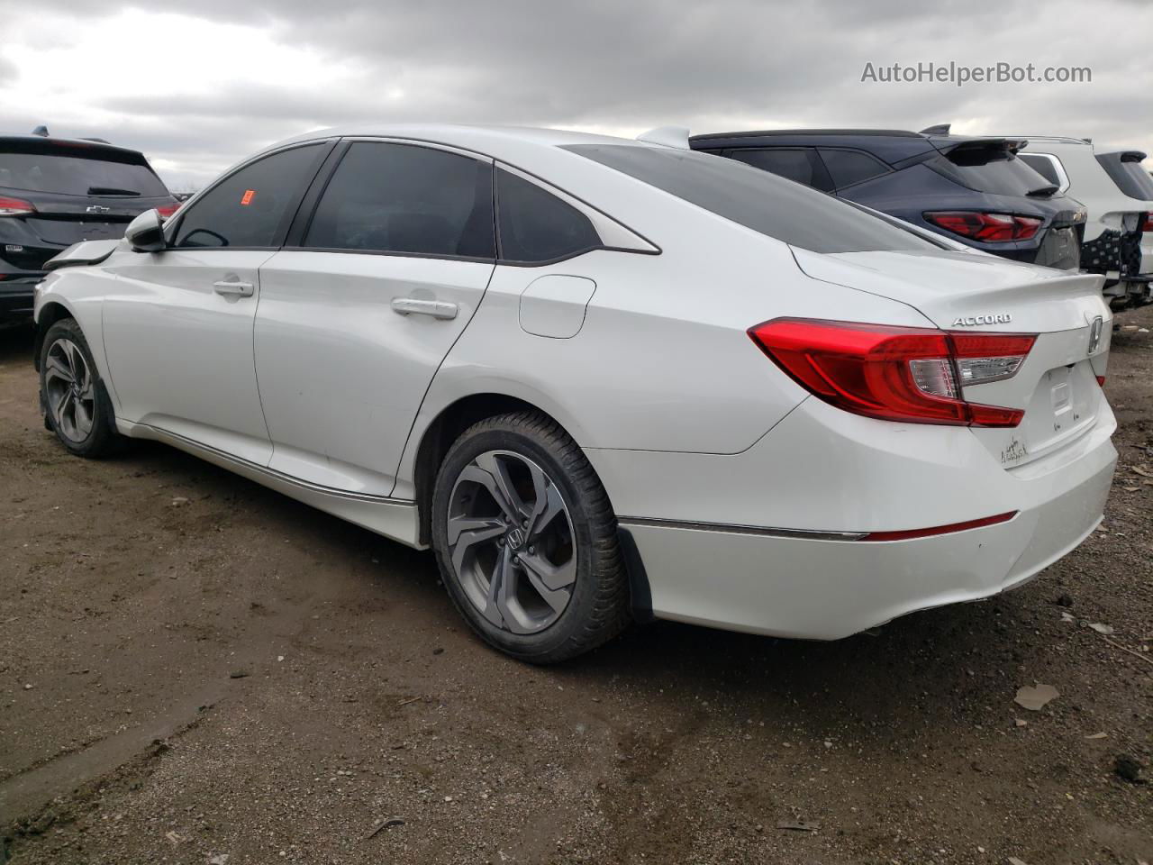 2020 Honda Accord Exl White vin: 1HGCV1F56LA132459