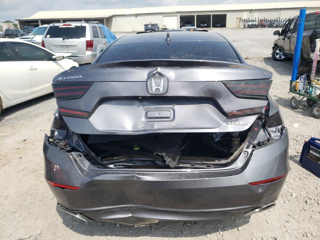 2018 Honda Accord Exl Gray vin: 1HGCV1F57JA116980