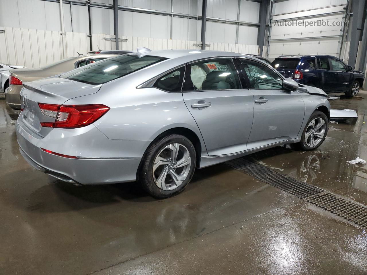 2018 Honda Accord Exl Silver vin: 1HGCV1F57JA127736