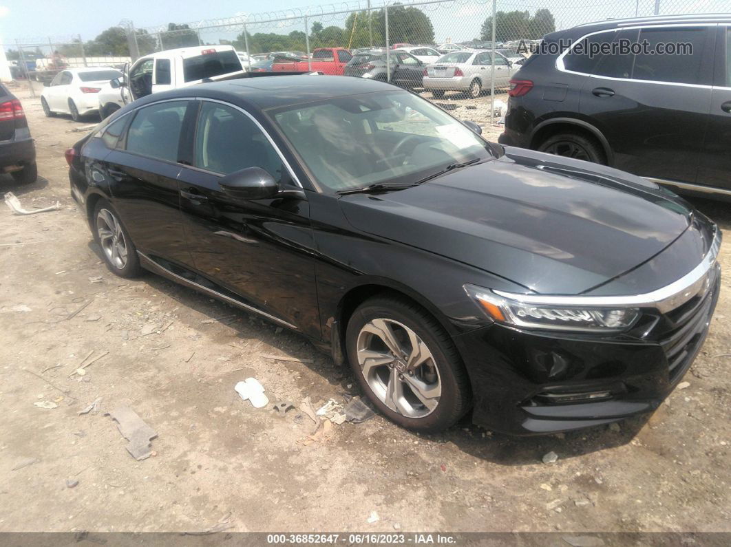 2018 Honda Accord Sedan Ex-l 1.5t Black vin: 1HGCV1F57JA150935