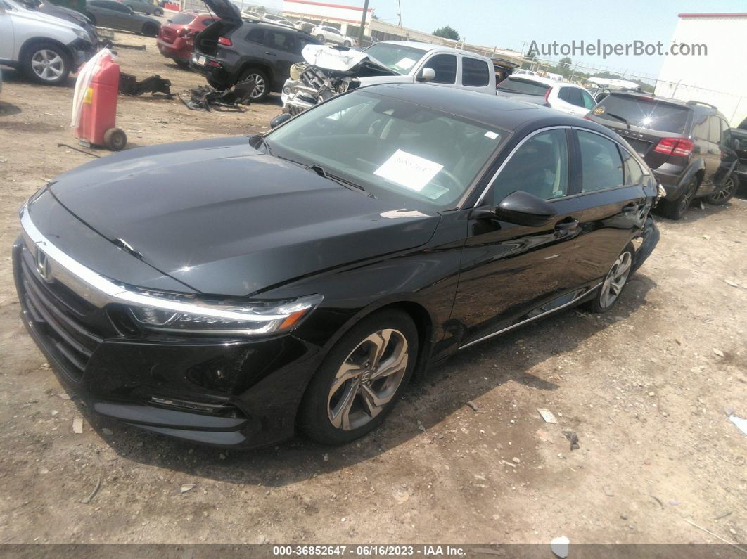 2018 Honda Accord Sedan Ex-l 1.5t Black vin: 1HGCV1F57JA150935