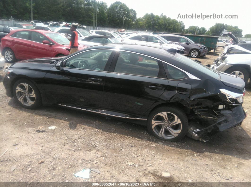 2018 Honda Accord Sedan Ex-l 1.5t Black vin: 1HGCV1F57JA150935