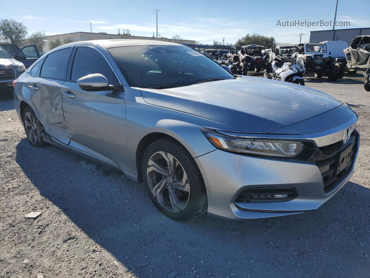 2018 Honda Accord Exl Silver vin: 1HGCV1F58JA081172