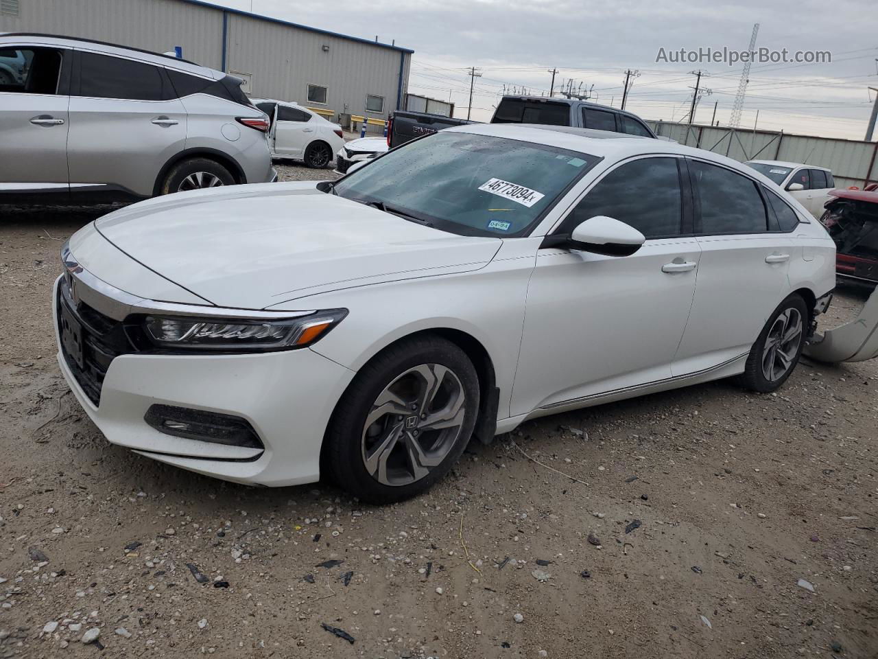 2019 Honda Accord Exl Белый vin: 1HGCV1F58KA032412