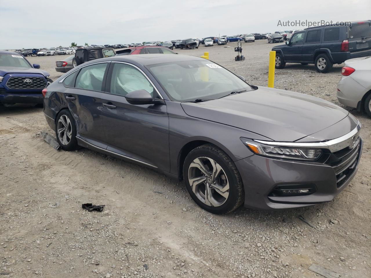 2019 Honda Accord Exl Gray vin: 1HGCV1F58KA146779