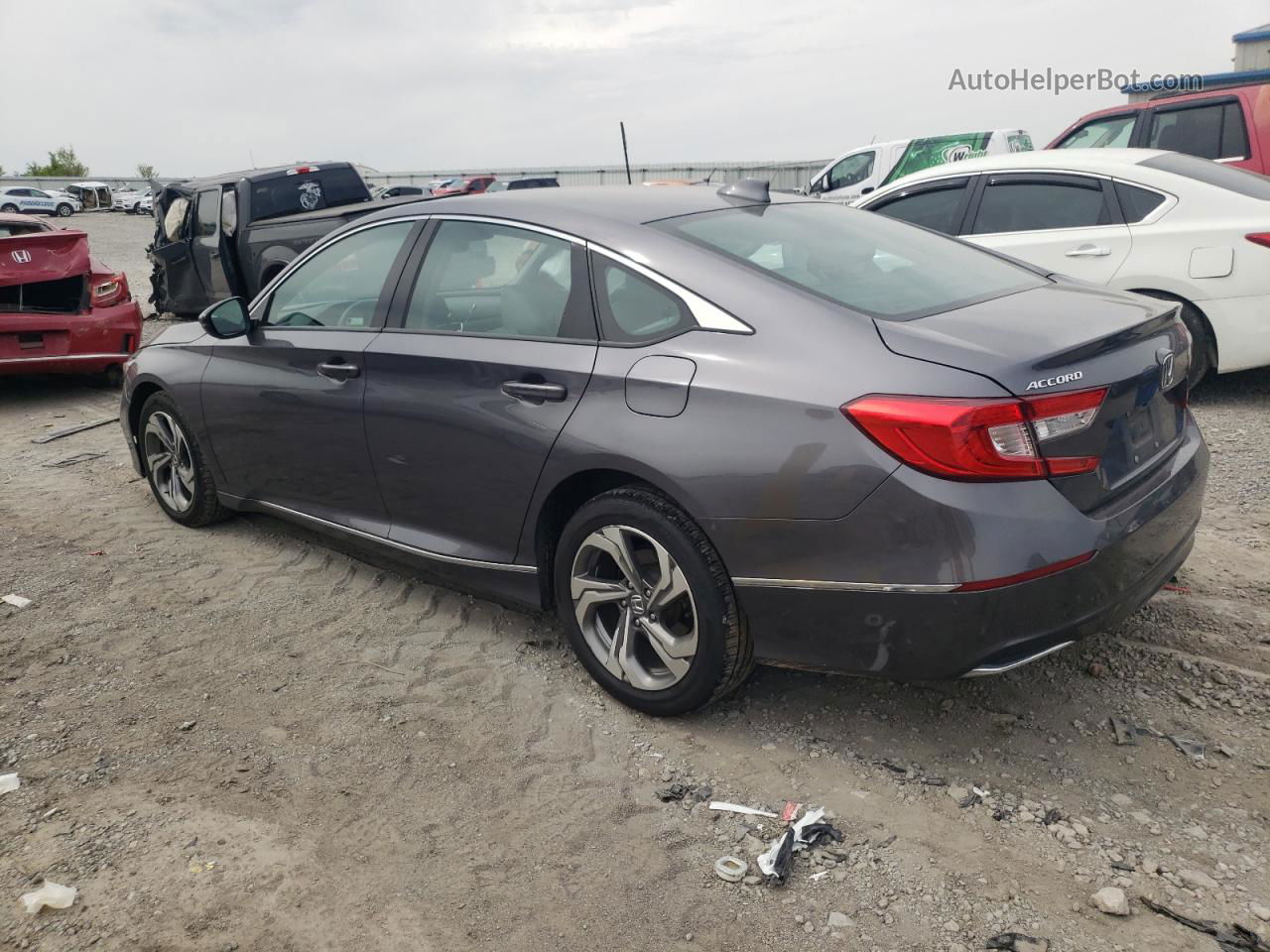 2019 Honda Accord Exl Gray vin: 1HGCV1F58KA146779