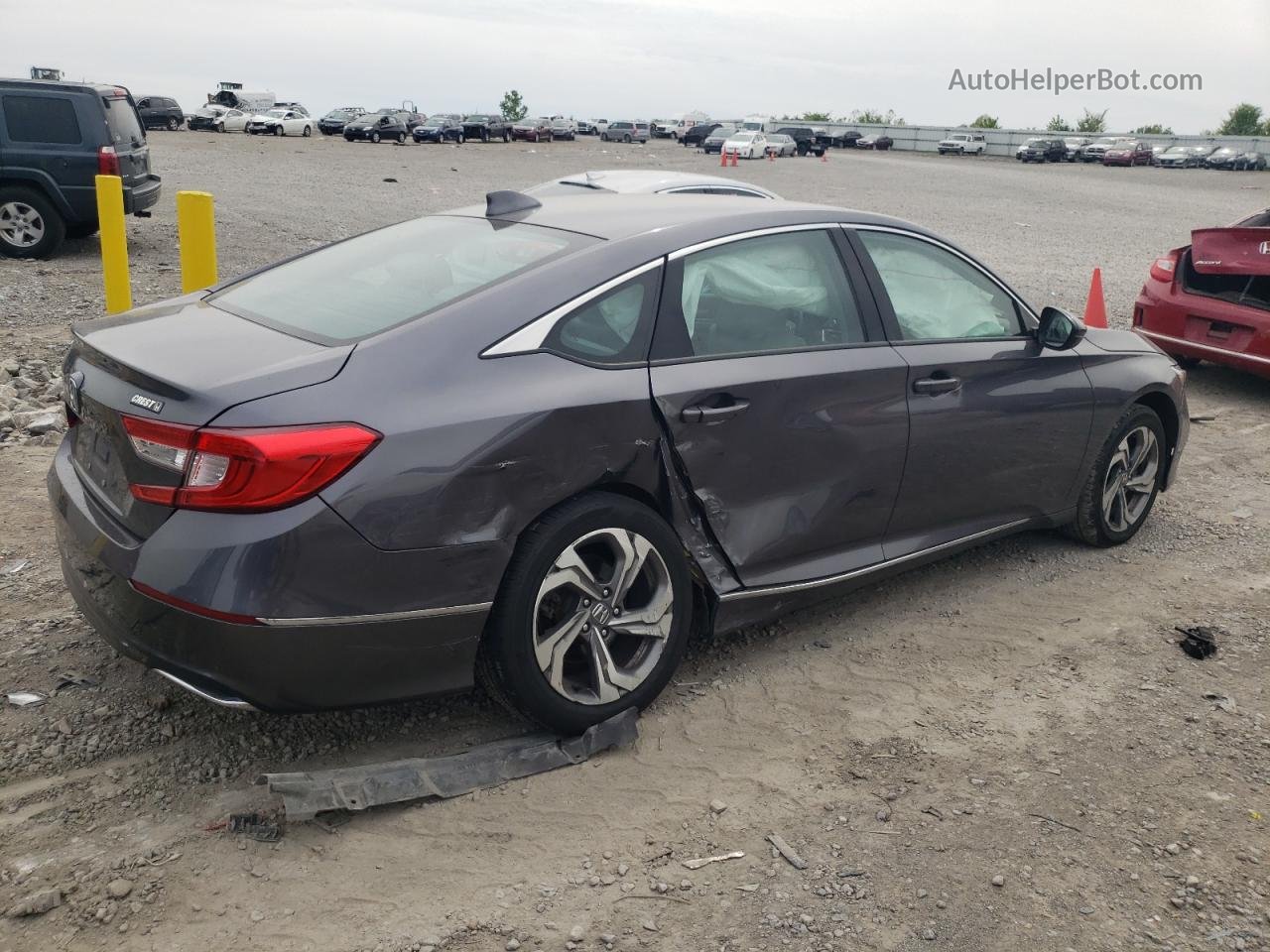 2019 Honda Accord Exl Gray vin: 1HGCV1F58KA146779