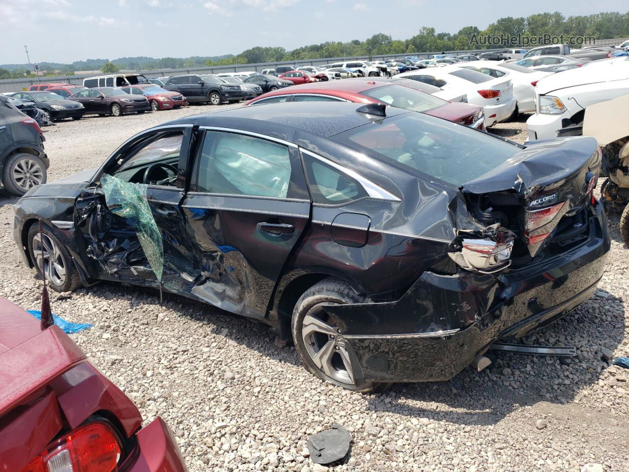 2018 Honda Accord Exl Black vin: 1HGCV1F59JA031767