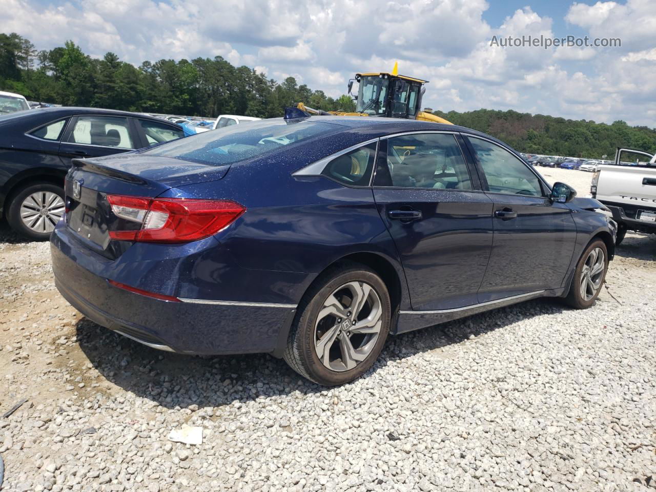 2018 Honda Accord Exl Blue vin: 1HGCV1F59JA089863