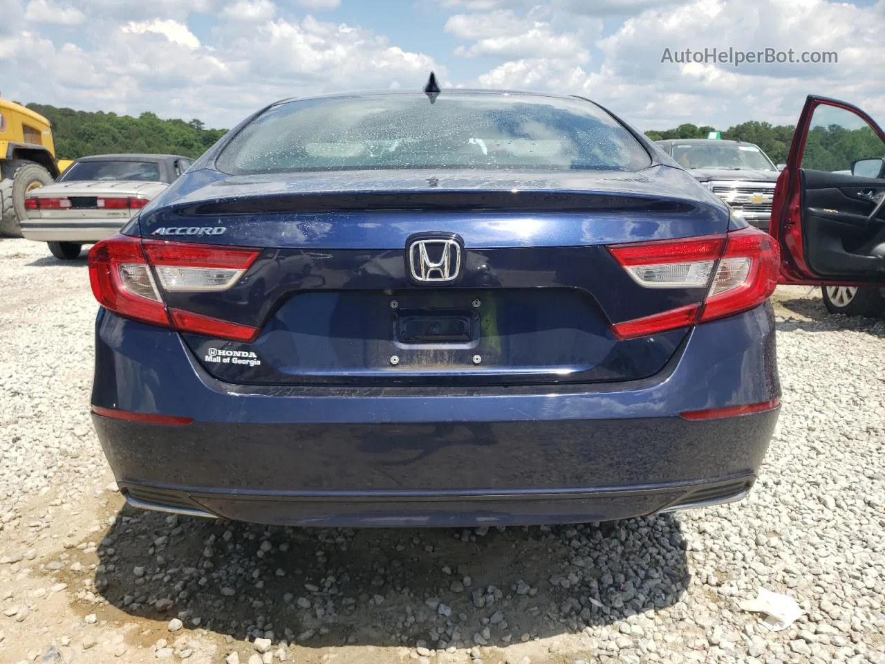 2018 Honda Accord Exl Синий vin: 1HGCV1F59JA089863