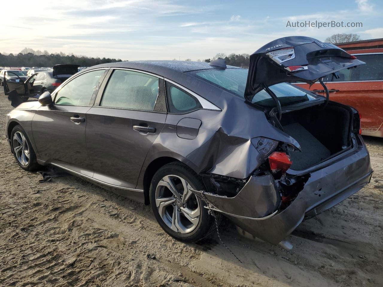 2019 Honda Accord Exl Gray vin: 1HGCV1F59KA073955