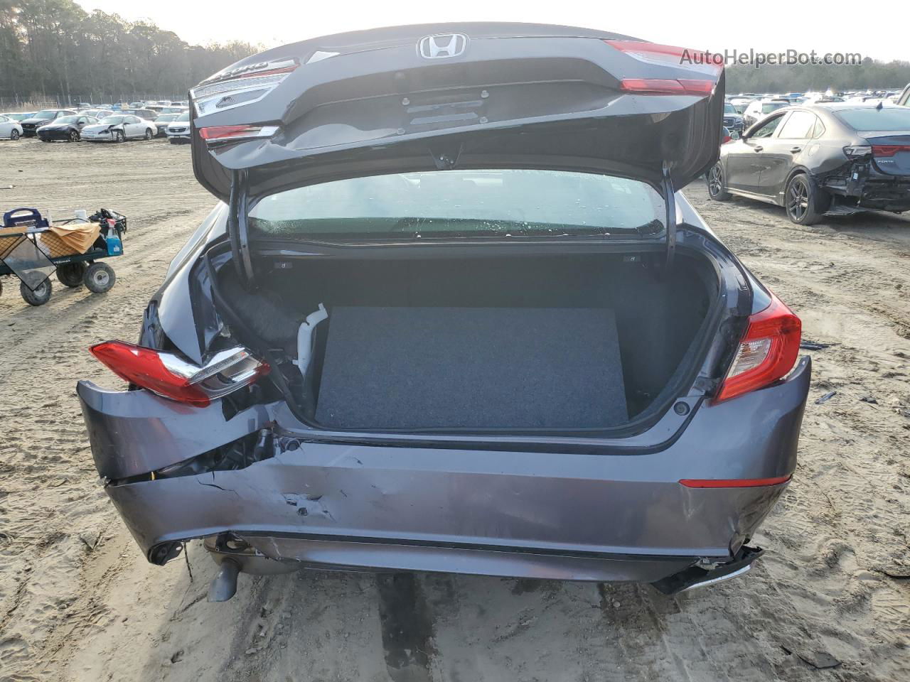 2019 Honda Accord Exl Gray vin: 1HGCV1F59KA073955